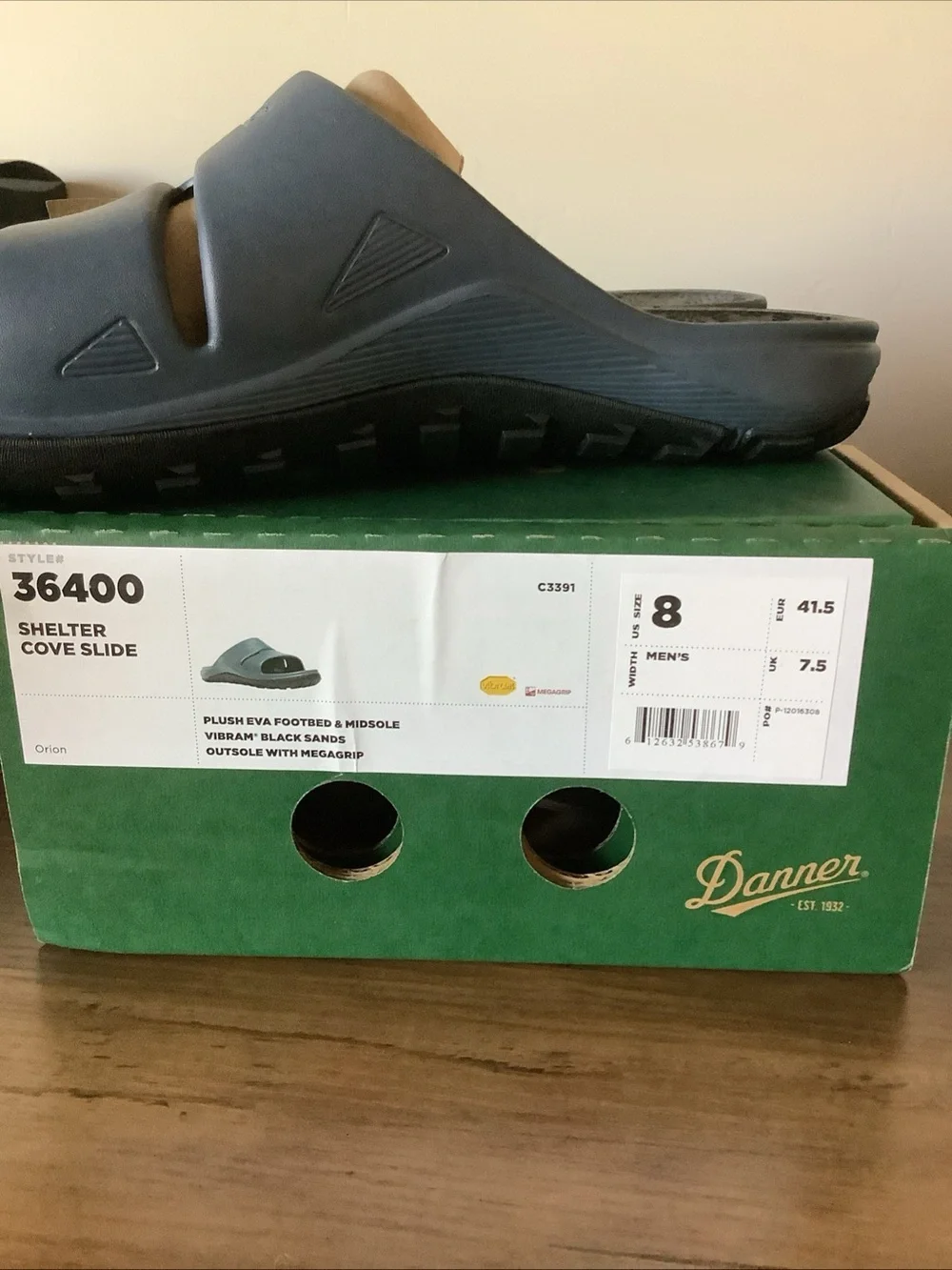 Danner Shelter Cove Slide - Navy Blue & Tan Men’s Slide